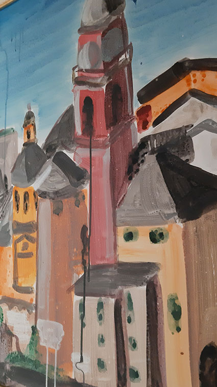 Camogli giardino sul lungomare