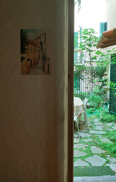 Camogli giardino sul lungomare