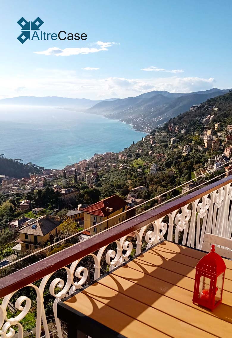 Camogli Borgo della Ruta elegante appartamento con terrazzino sul Golfo