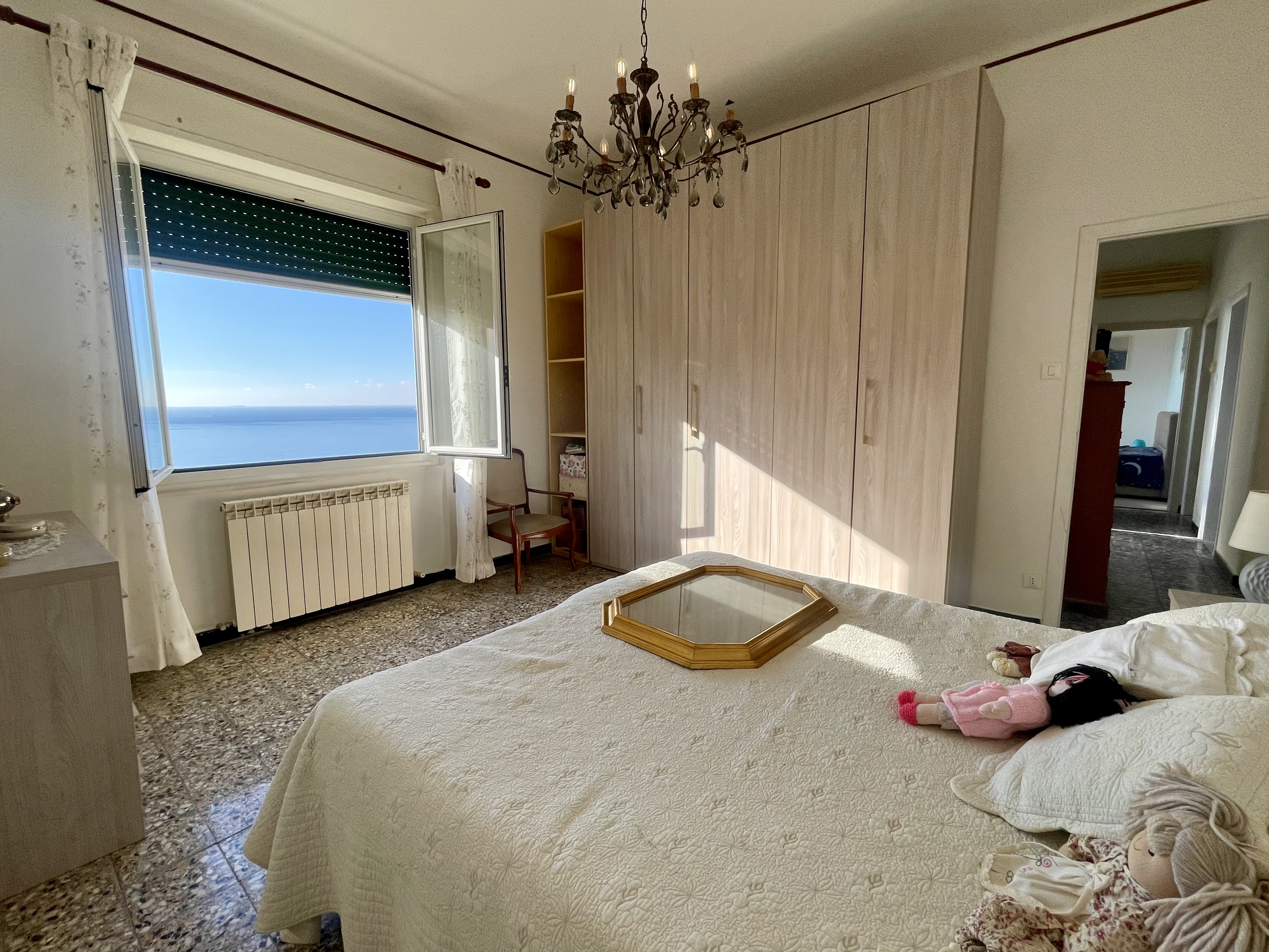 Camogli appartamento con giardino e vista da sogno sul mare