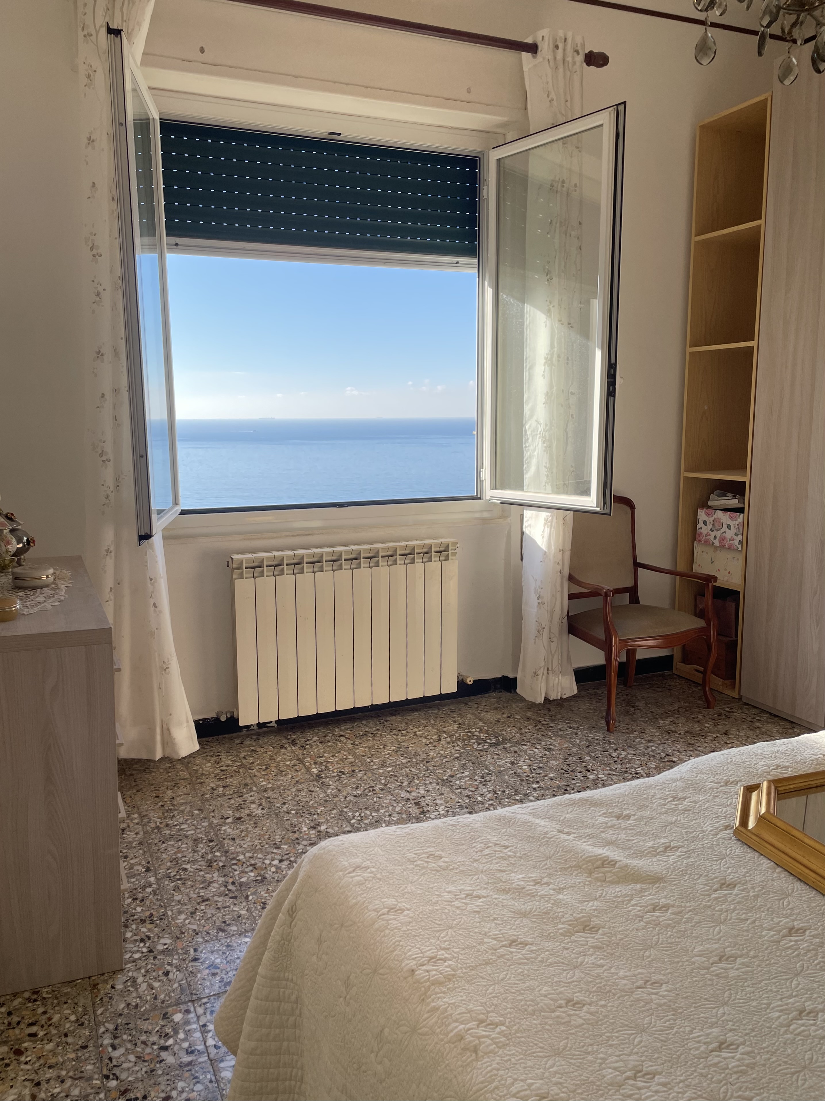 Camogli appartamento con giardino e vista da sogno sul mare