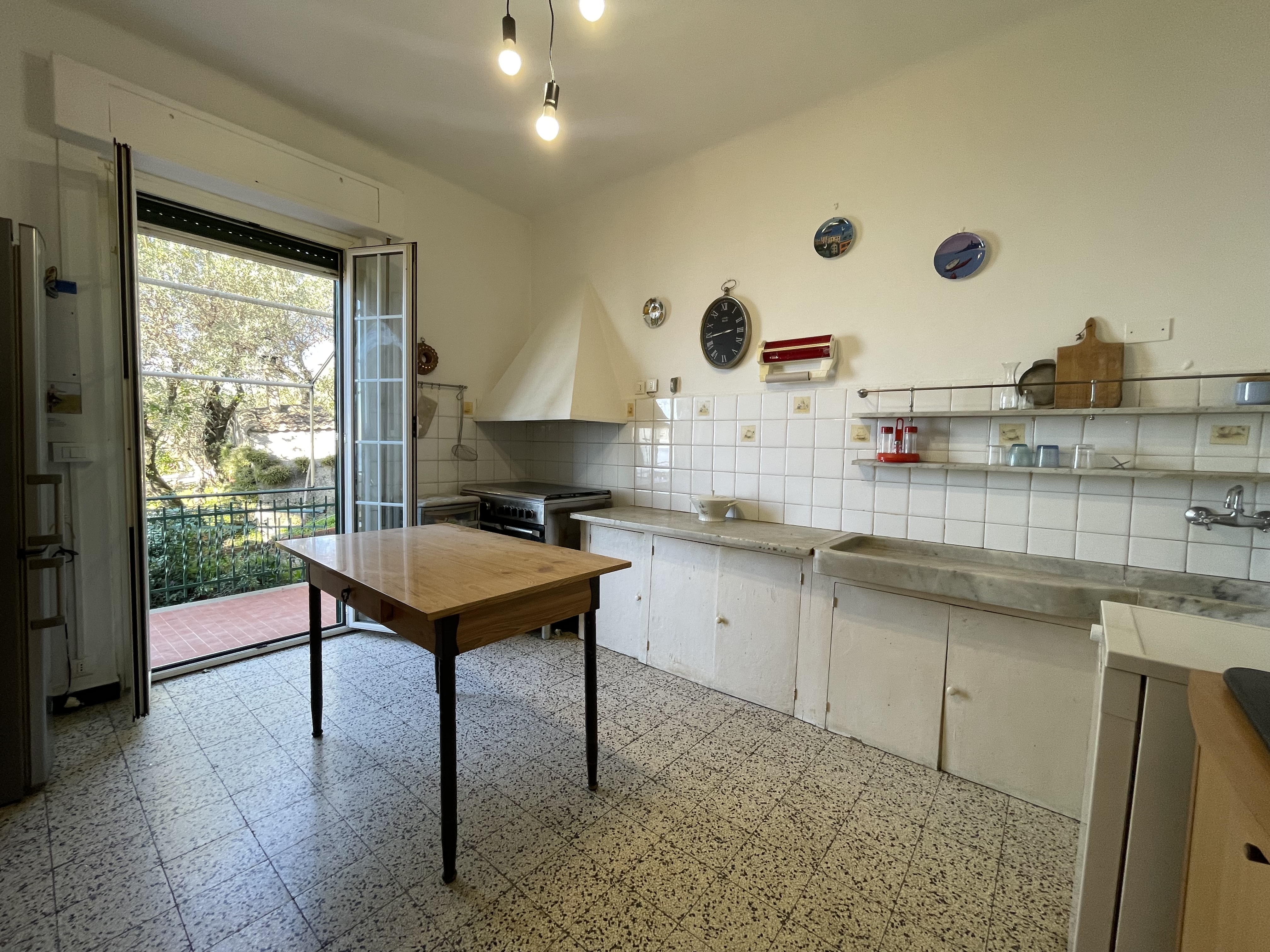 Camogli appartamento con giardino e vista da sogno sul mare