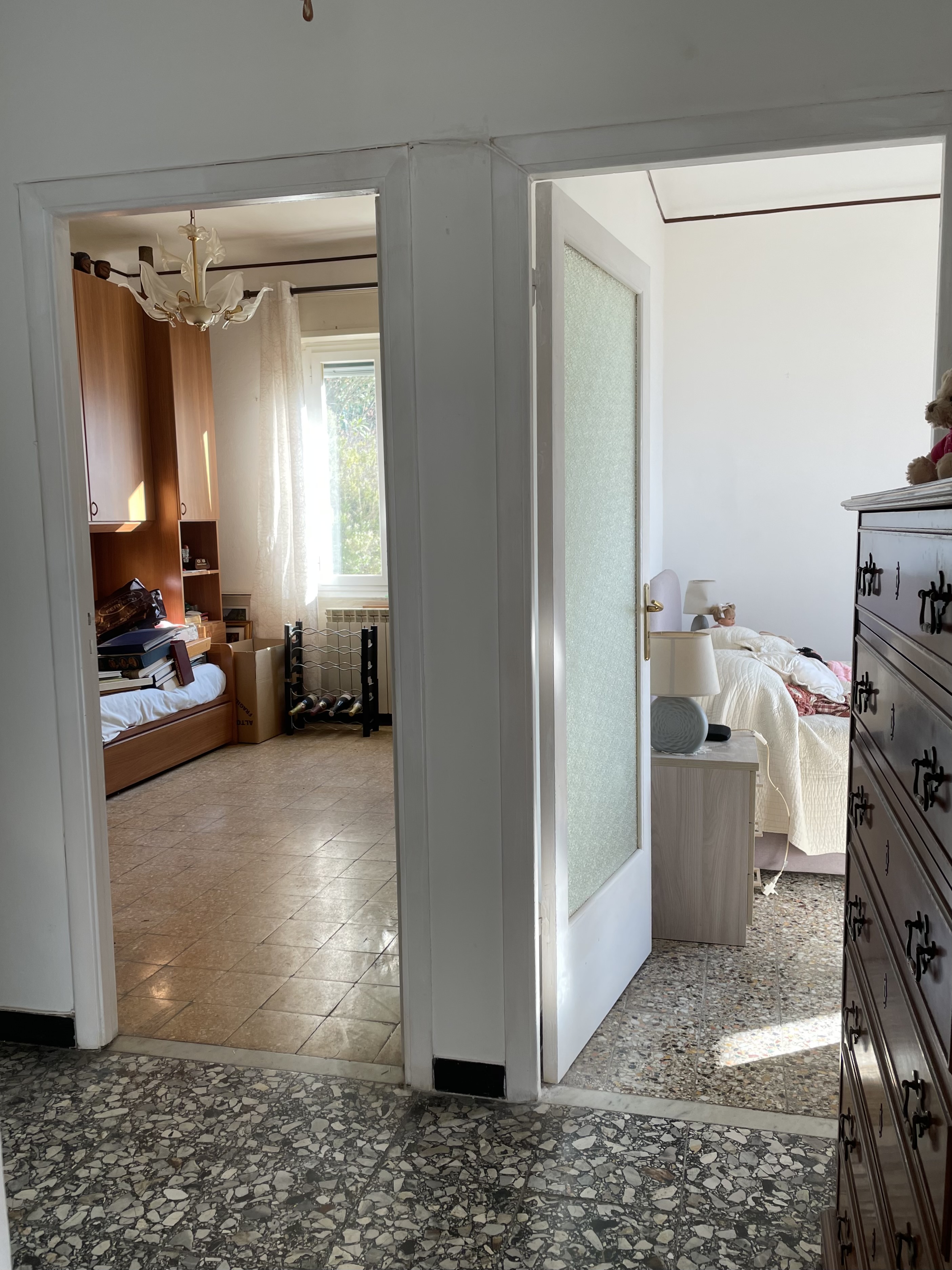 Camogli appartamento con giardino e vista da sogno sul mare