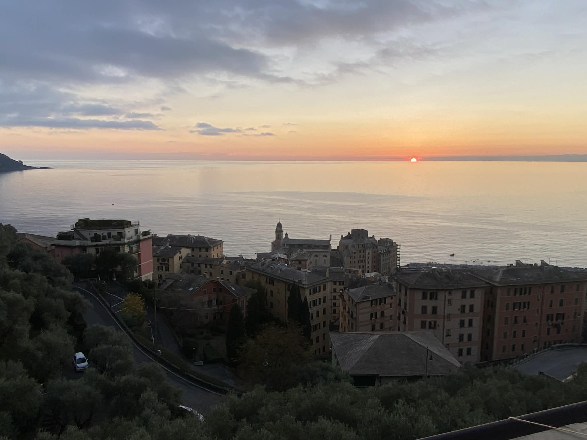 Camogli appartamento con giardino e vista da sogno sul mare