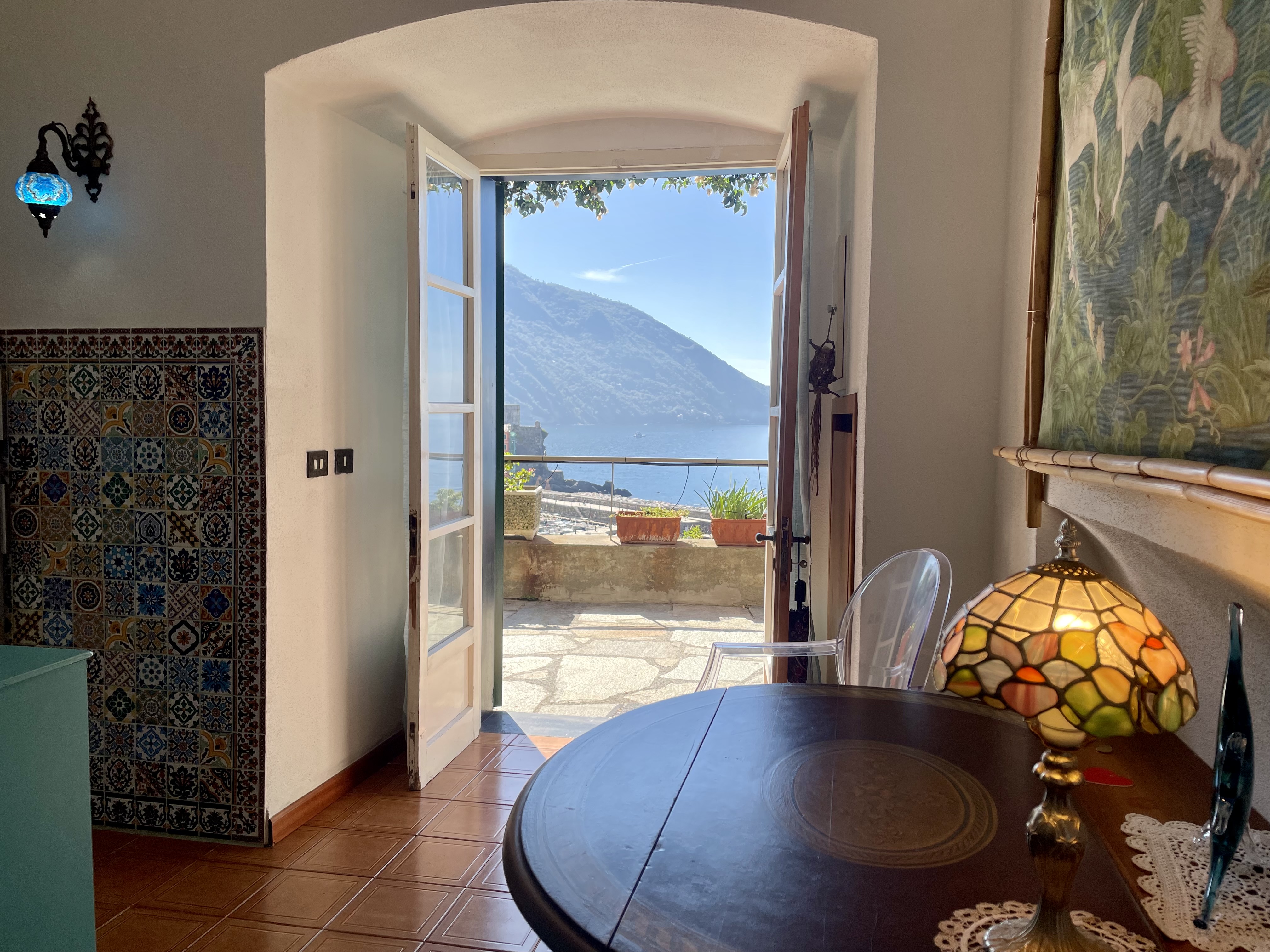 Camogli indimenticabile terrazza a picco sul mare