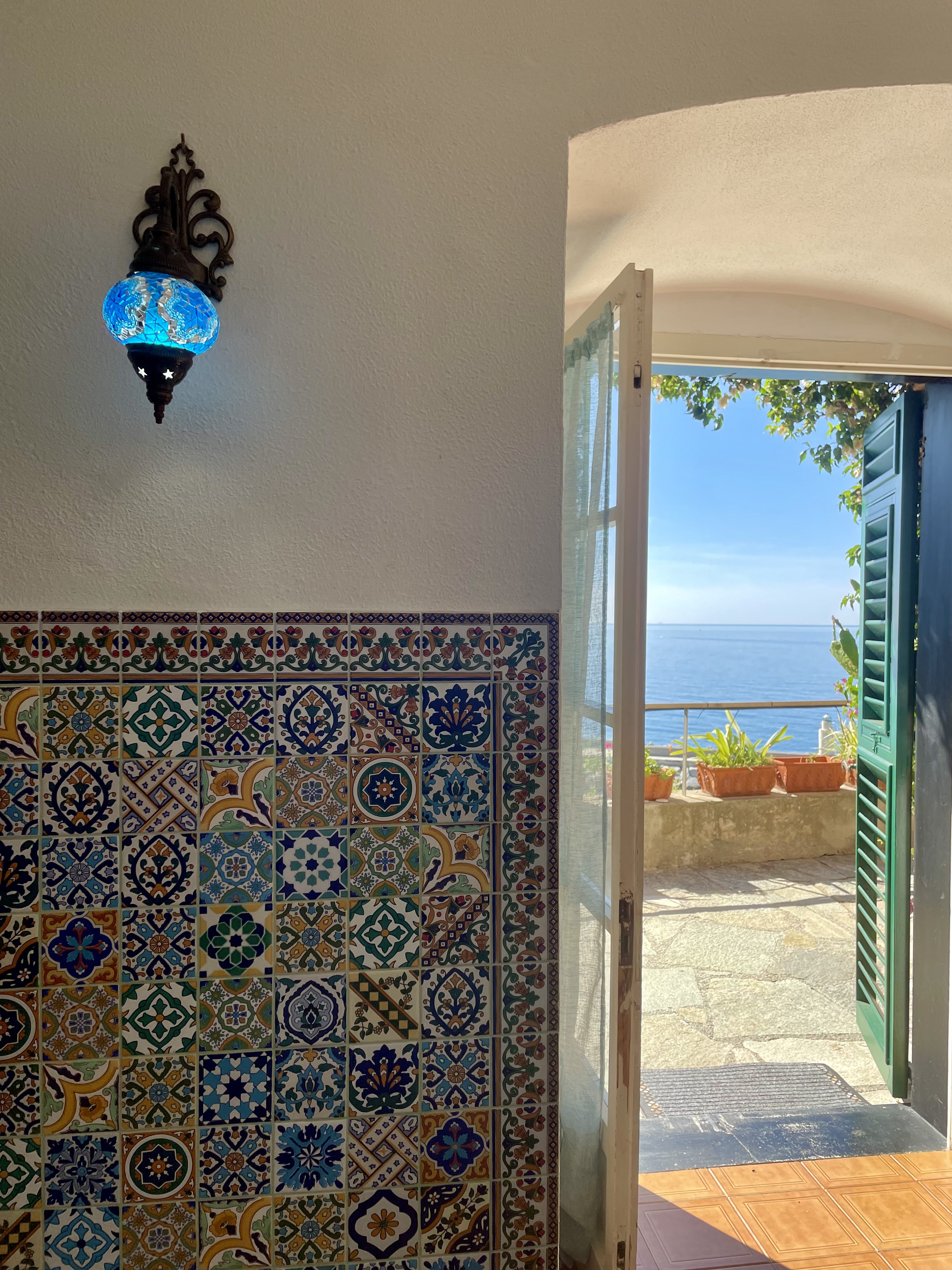 Camogli indimenticabile terrazza a picco sul mare