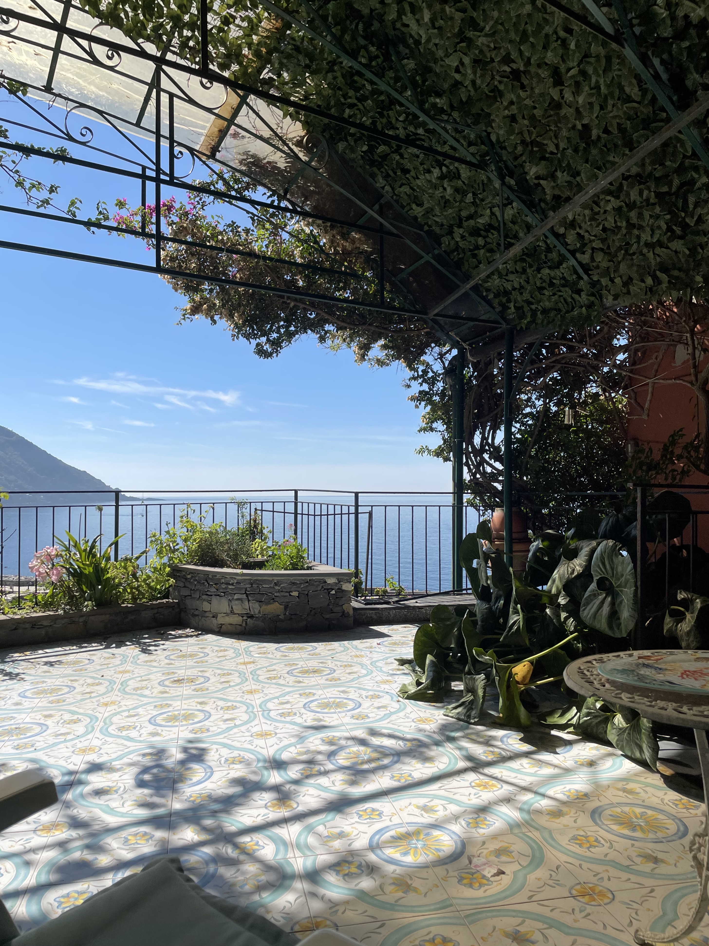 Camogli indimenticabile terrazza a picco sul mare