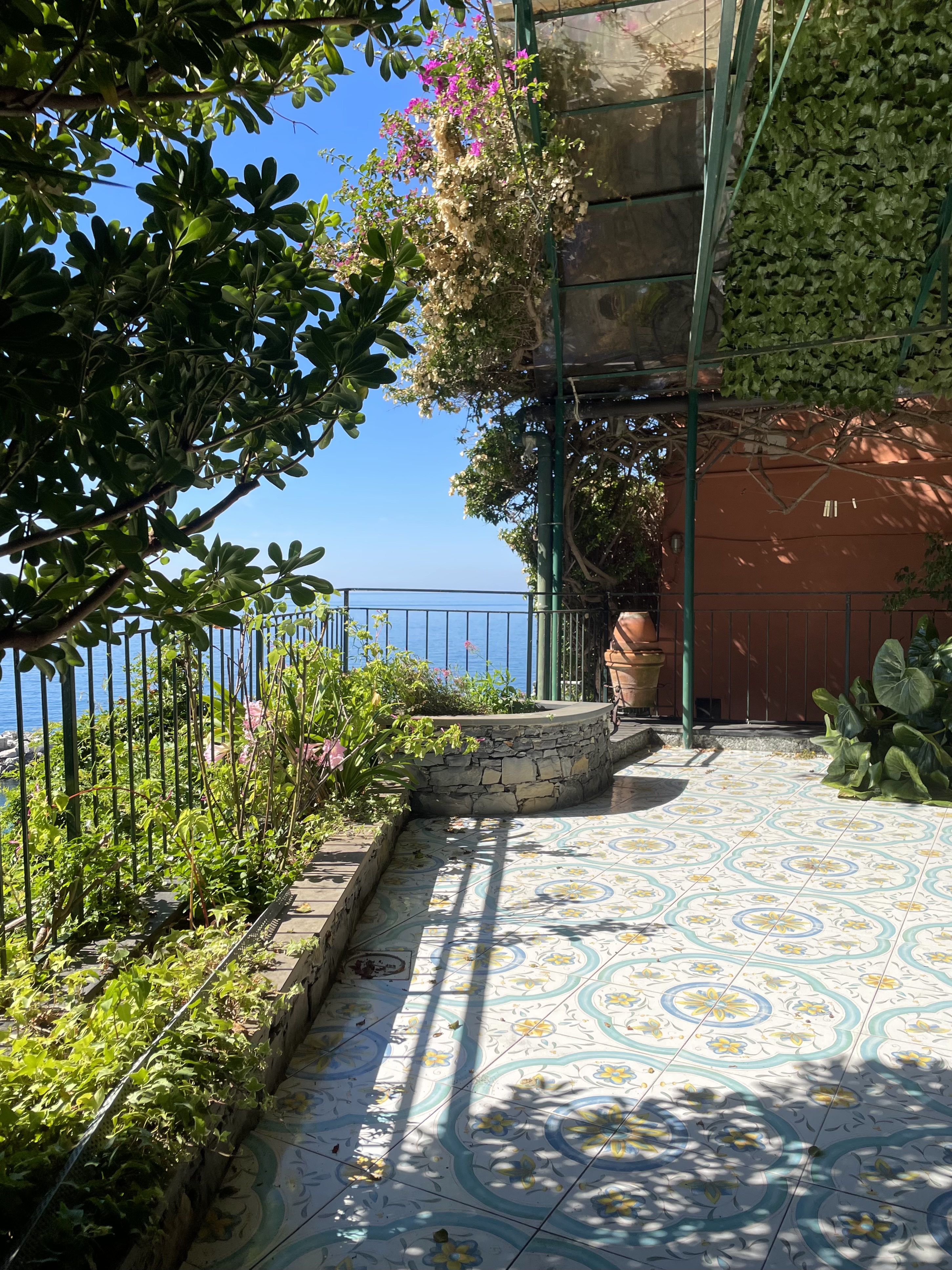 Camogli indimenticabile terrazza a picco sul mare
